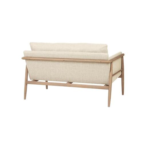 Sofa Home ESPRIT Hvid Urban Afklædt 126,5 X 75 X 79 CM