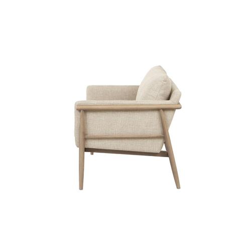 Sofa Home ESPRIT Hvid Urban Afklædt 126,5 X 75 X 79 CM