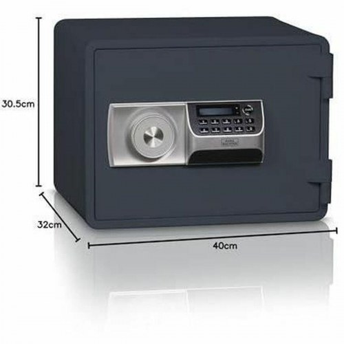 Burg-Wächter FP 44 E nøgleskab - sort stålkabinet med elektronisk display