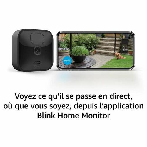 Blink Home Security overvågningskamera - trådløst, sort