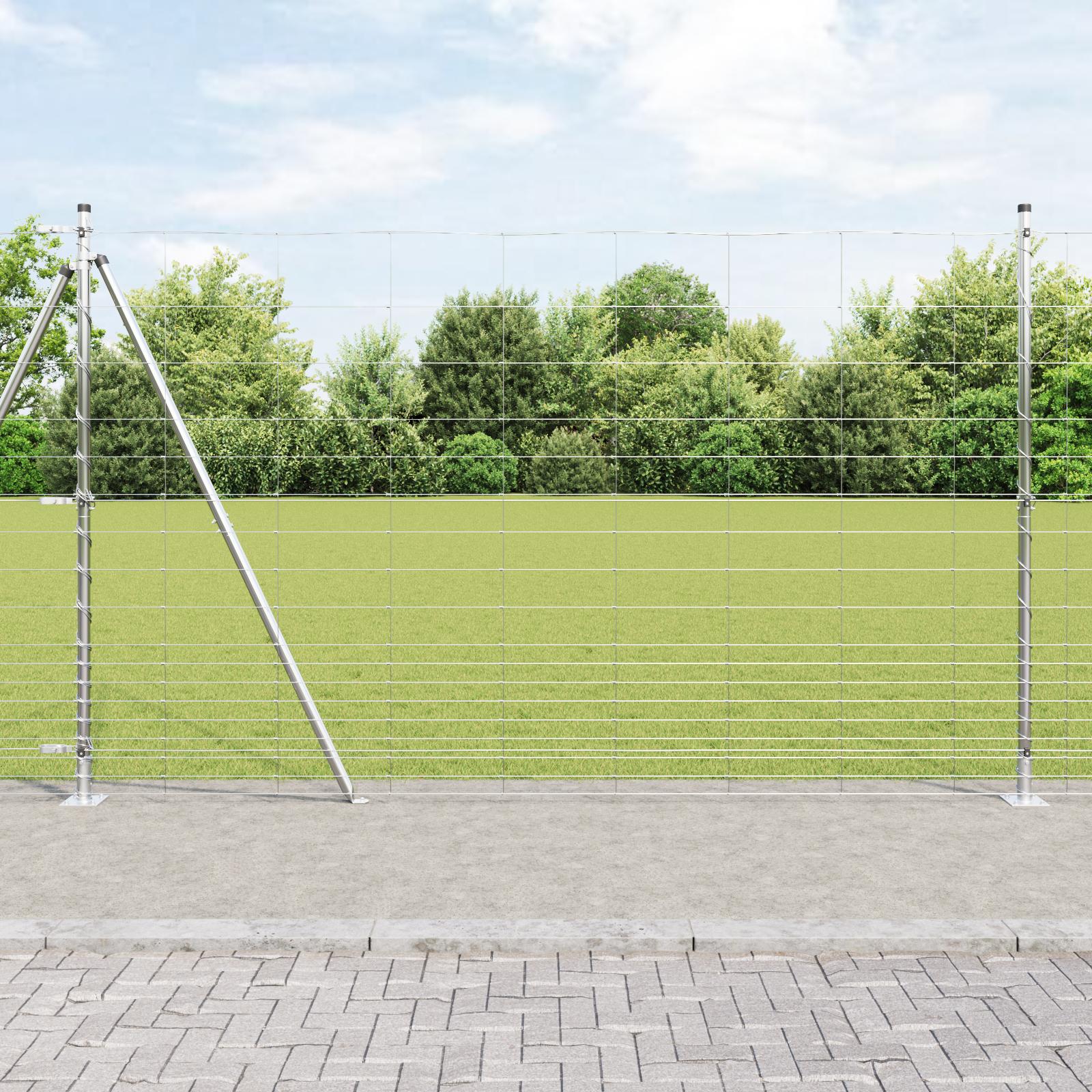 Markhegn Sølv 25 x 1.5 m Galvaniseret stål