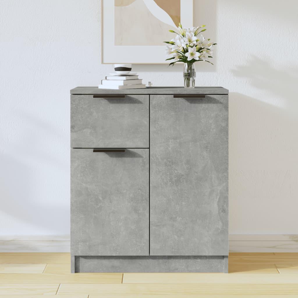 vidaXL skænk 60x30x70 cm konstrueret træ betongrå