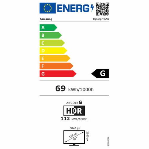 Samsung 50" QLED 4K Smart TV (TQ50Q7FAAUXXC)