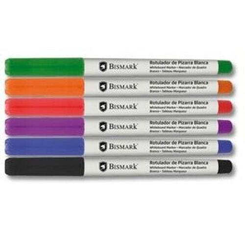 Bismark whiteboard-tuscher - sæt med 6 farver (12 pakker)