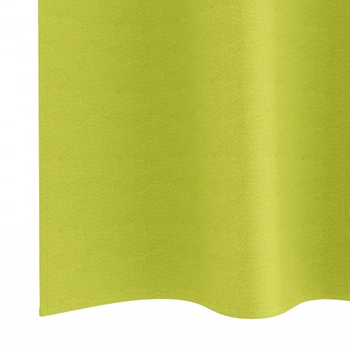 Gardiner med gardiner 2 stk Æblegrøn 225 x 140 cm Polyester