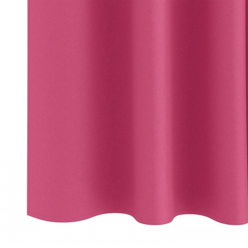 Gardiner med gardiner 2 stk Lyserød 260 x 140 cm Polyester