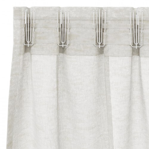 Gardiner med gardiner 2 stk Creme 140 x 245 cm Polyester