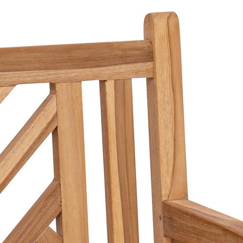 Havebænk Brun 228 x 60 x 90 cm Massivt teaktræ