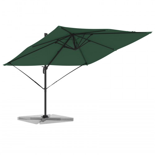 Cantilever Roma Parasol Grøn 286x285x265 cm Aluminium