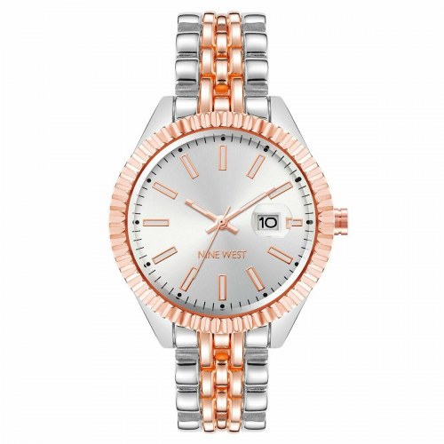 Nine West dameur NW-2661SVRT - armbåndsur Ø 34 mm, grå/multifarvet