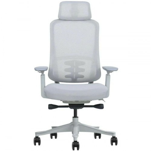 Gamerstol Phoenix LIRA-W - ergonomisk kontorstol i lys grå