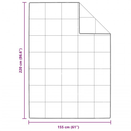 Quilts & Duvets Hvid 155 x 220 cm Dun
