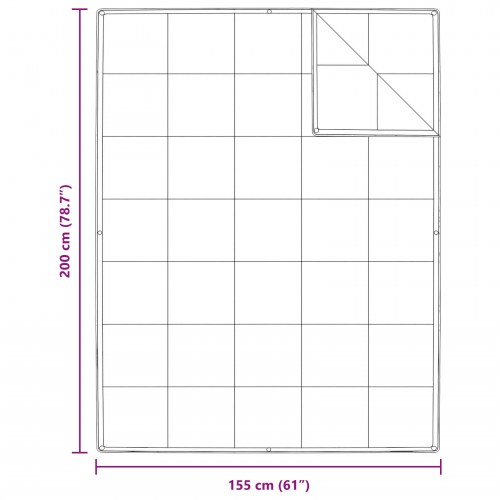 Quilts & Duvner Hvid 155 x 200 cm Dun