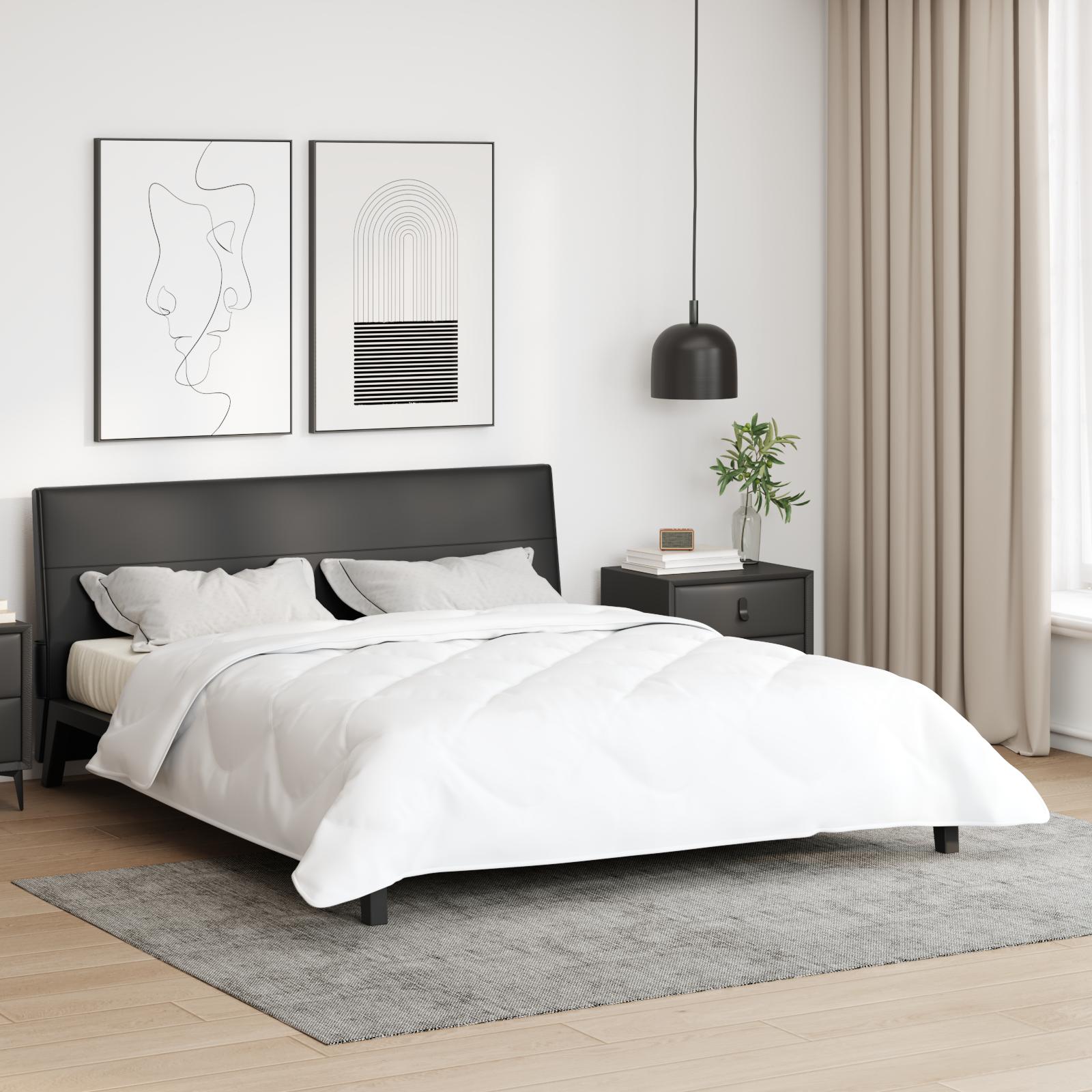 Quilts & Duveter Hvid 240 x 220 cm Microfiber