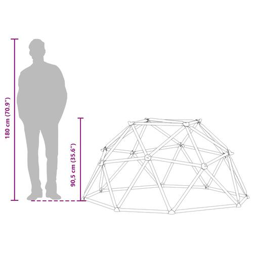 Klatredome til Børn 3-10 År 196 cm 200 kg