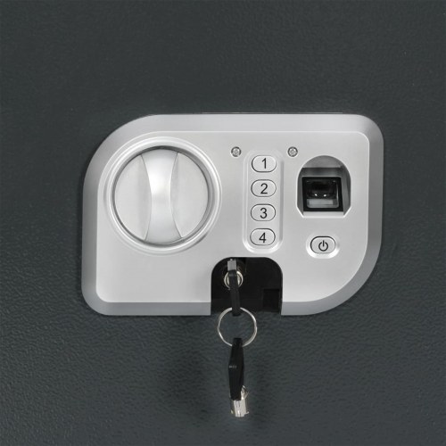 Elektronisk Digitalt Skab med Fingeraftrykslås 31x35x50 cm Stål