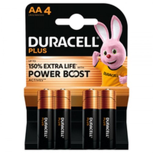 Batterier AA Duracell Plus LR06 - 1,5 V (4-pak)