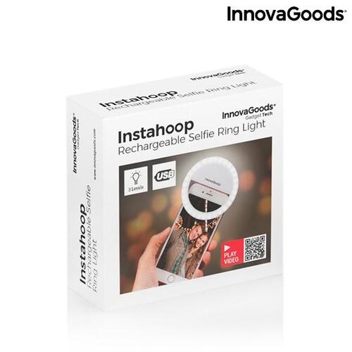Genopladeligt Selfie Ringlys Instahoop InnovaGoods
