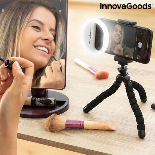 Genopladeligt Selfie Ringlys Instahoop InnovaGoods