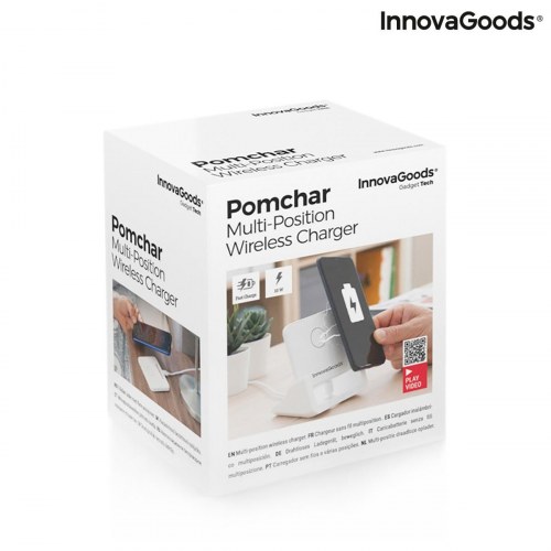 Pomchar trådløs multiposition oplader med stativ