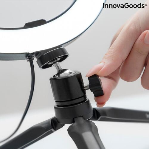 Selfie Ring Light med stativ og fjernbetjening Youaro InnovaGoods