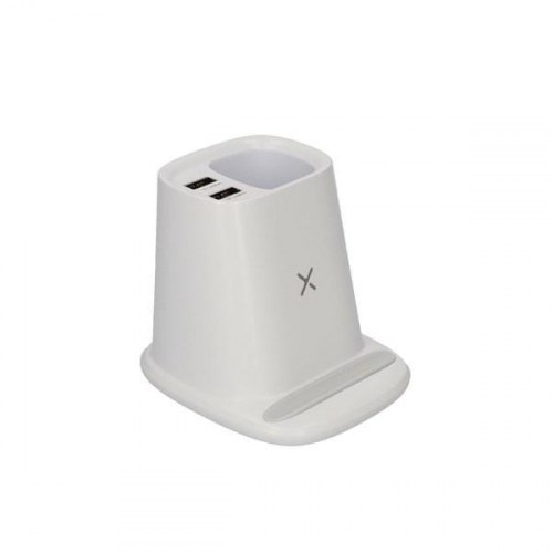 KSIX trådløs oplader 10 W - hvid
