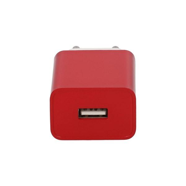 Oplader Contact USB 5V 2A Rød