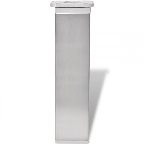 Sofaben 4 stk Sølv 38 x 38 x 180 mm Jern