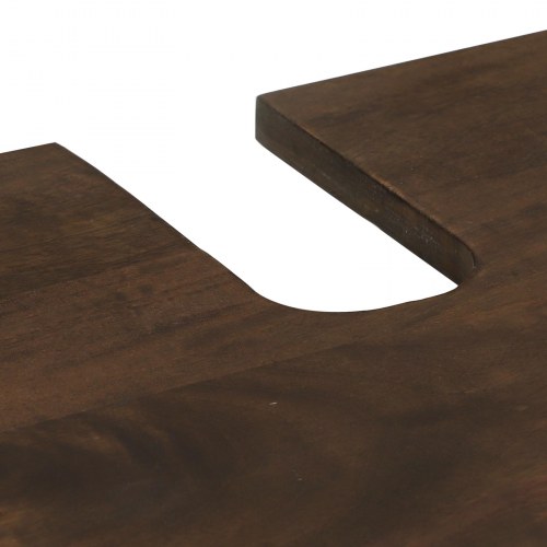 Badeværelsesmøbel sæt med dør 2 stk Valnød Brun 62 x 33 x 58 cm