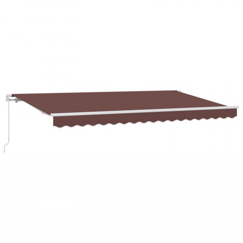 Manuel markise 4 x 2 m - brun