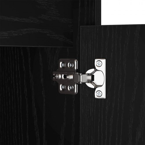 LED sengeborde 2 stk. - sort eg 38 x 34 x 61 cm