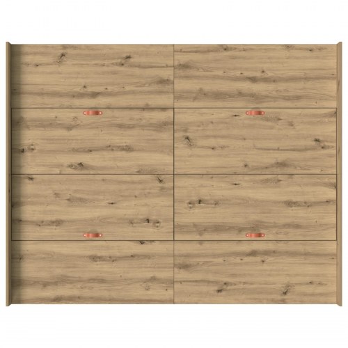 Sengeramme med opbevaring med skuffe artisan eg 140 x 200 cm