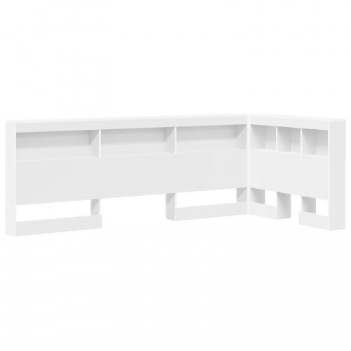 Opbevaringshovedgavl hvid 90 cm