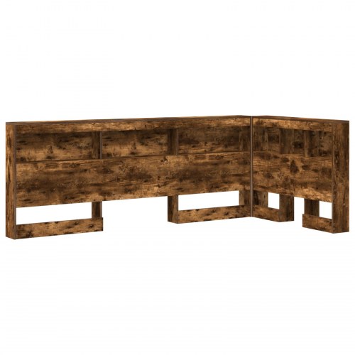 Opbevaringshovedgavl i røget eg - 207,5 x 107,5 x 76,5 cm
