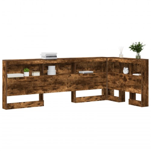 Opbevaringshovedgavl i røget eg - 207,5 x 107,5 x 76,5 cm