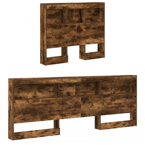 Opbevaringshovedgavl i røget eg - 207,5 x 107,5 x 76,5 cm