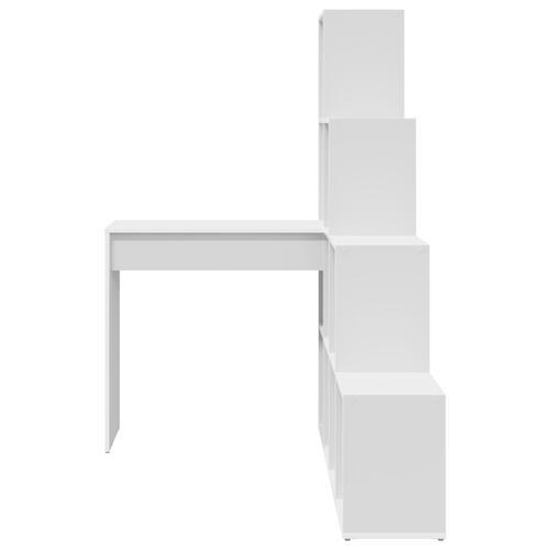 Hjørneskrivebord Hvid 101,5 x 149,5 x 149,5 cm Konstrueret træ