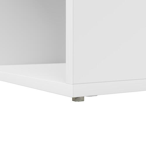 Hjørneskrivebord Hvid 101,5 x 149,5 x 149,5 cm Konstrueret træ