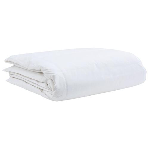 Dyne med pude 2 stk Hvid 140 x 220 cm Dun