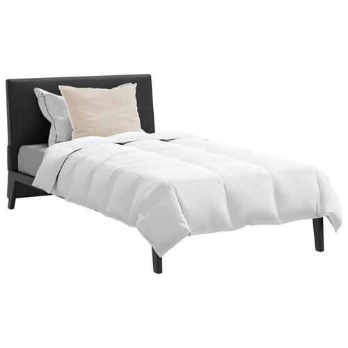 Dyne med pude 2 stk Hvid 155 x 200 cm Dun