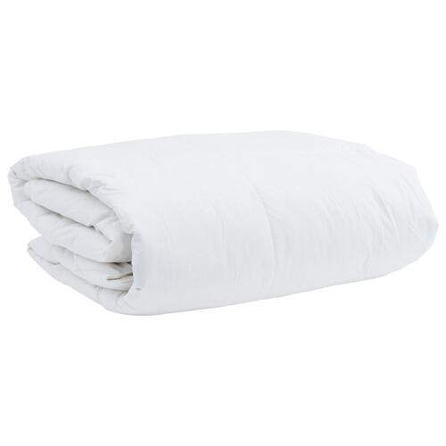 Dyne med pude 2 stk Hvid 155 x 200 cm Dun