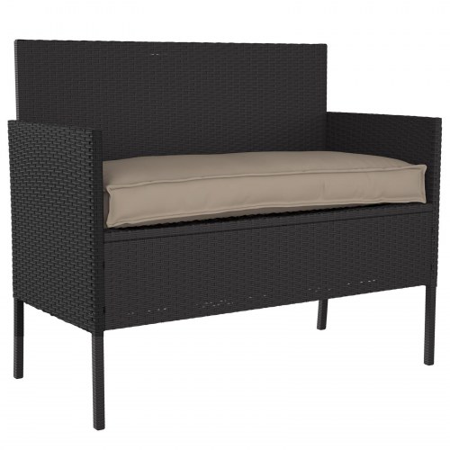 Uderpude Gråbrun Polyester 100 x 40 x 8 cm Slidstærk Pude