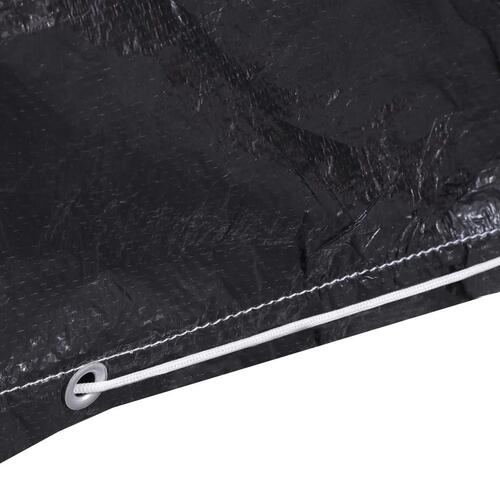 Havemøbelovertræk L-formet 12 snørehuller 250x250x90 cm (OUTLET A)