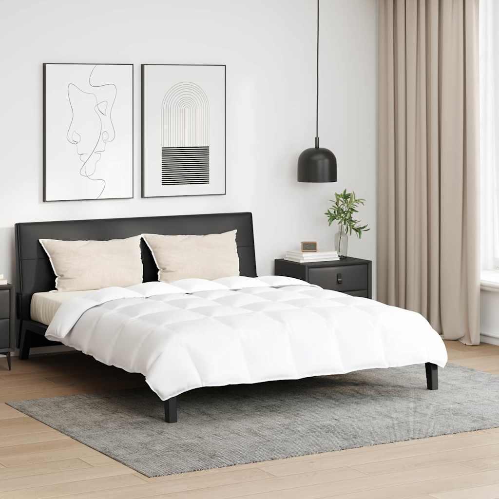 Dynebetræk sæt 3 dele - hvid, dun/fjer, 260 × 220 cm