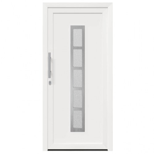 Hoveddør Hvid 88 x 200 cm PVC