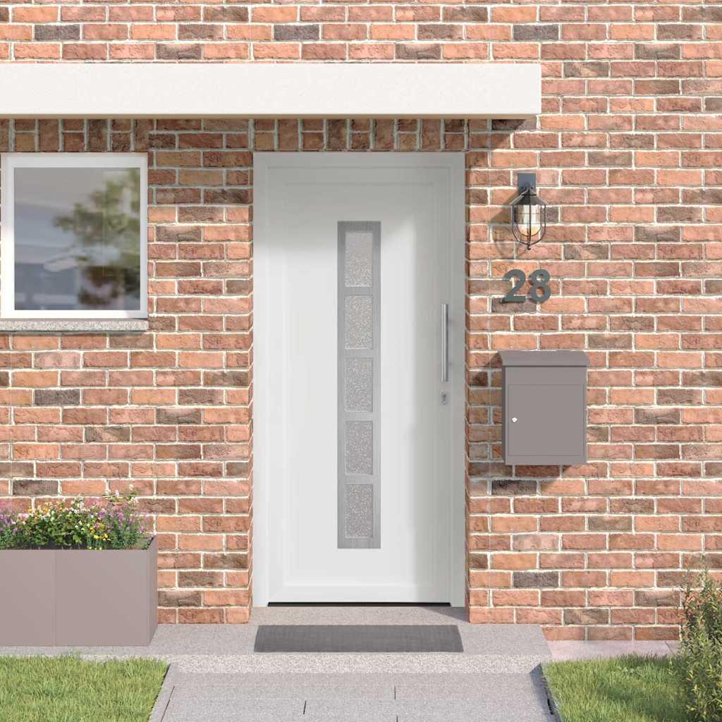 Hoveddør Hvid PVC