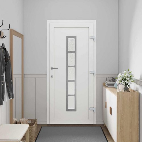 Hoveddør Hvid 108 x 208 cm PVC
