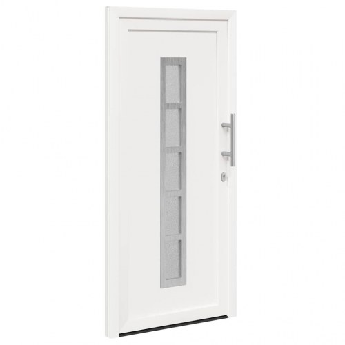 Hoveddør Hvid 108 x 208 cm PVC