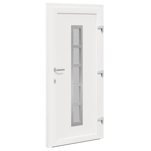 Hoveddør Hvid 108 x 208 cm PVC