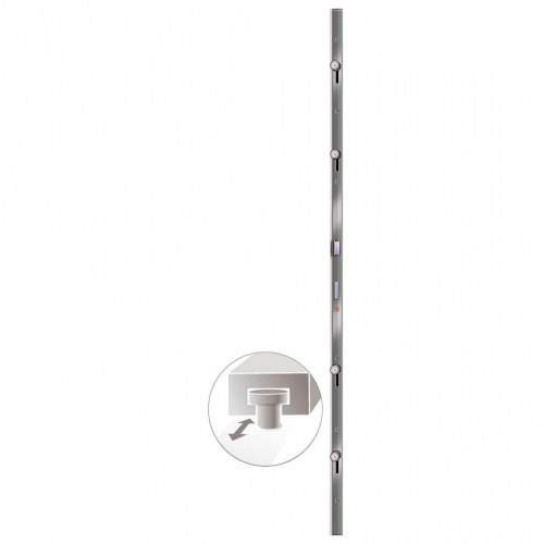 Hoveddør Hvid 108 x 208 cm PVC